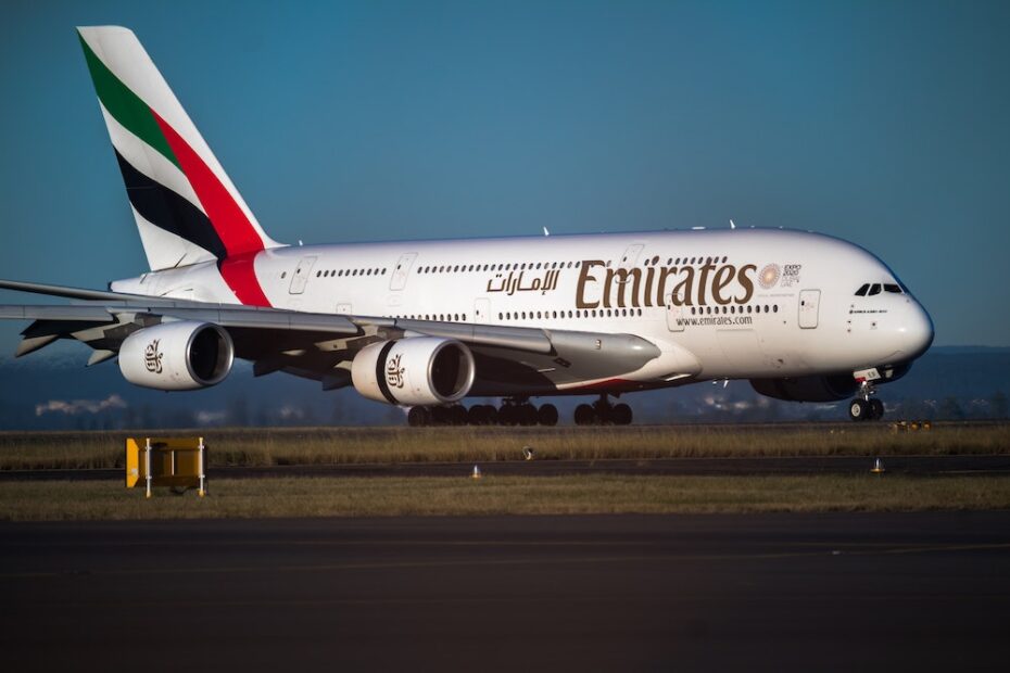 Emirates A380 aircraft